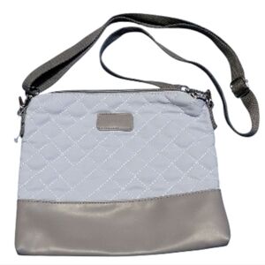 STUERY Blue & Gray Crossbody Bag